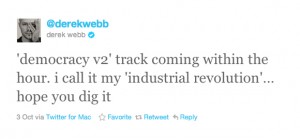 derek webb twitter industrial