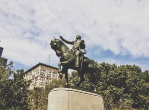 new york city union square washington statue