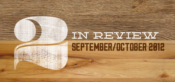 2 in review: september/october 2013