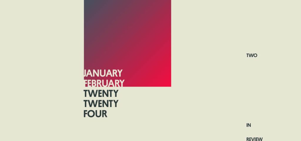 Two in Review January/February 2024
