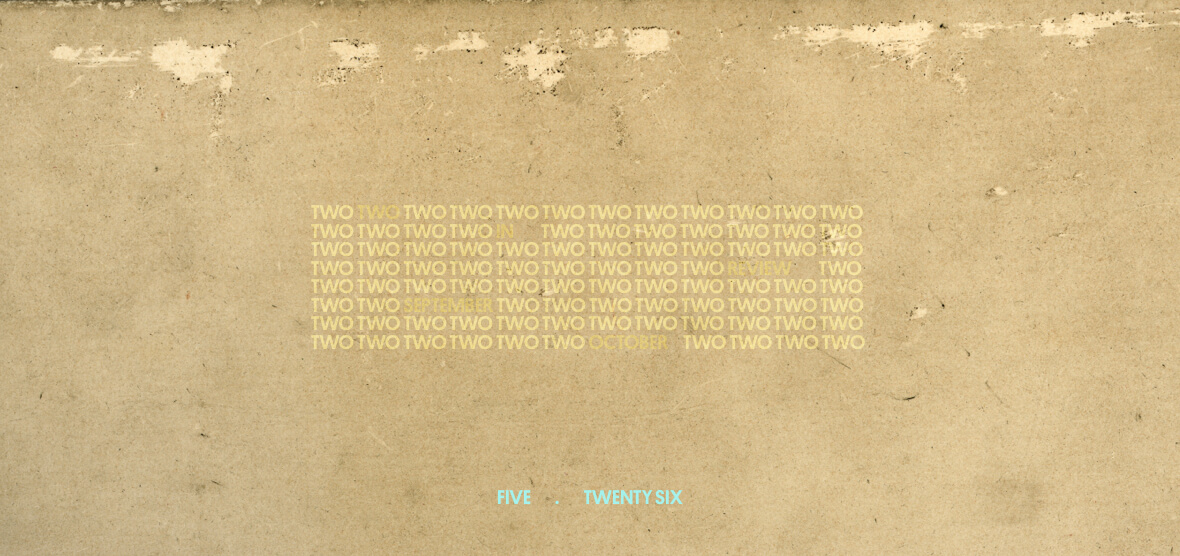 Two in Review September/October 2026